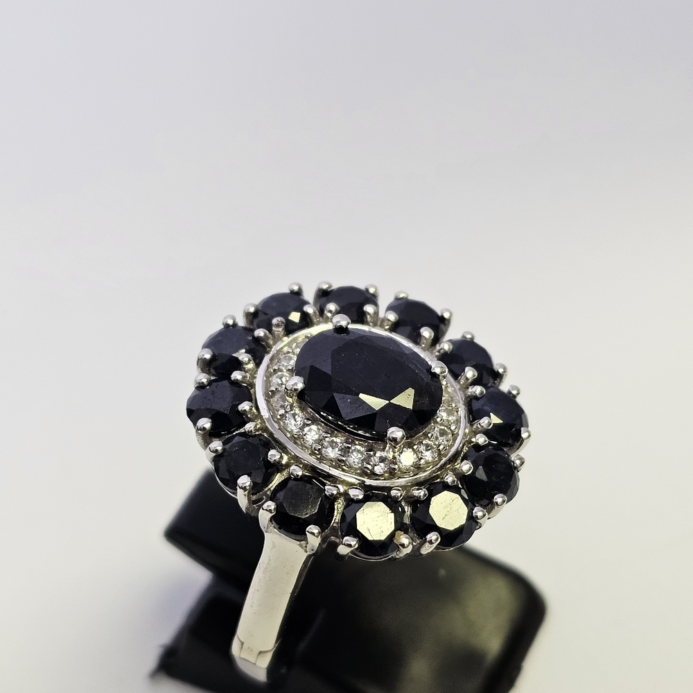 Dark Blue Sapphire 💍 Size 8 NEW! *Special Feature - Picture 7 of 10